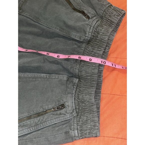 Aerie Green Olive  High Waist Pull on  Cotton Casual Women's Shorts Size XS - Picture 6 of 8